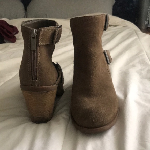 lucky brand tan booties